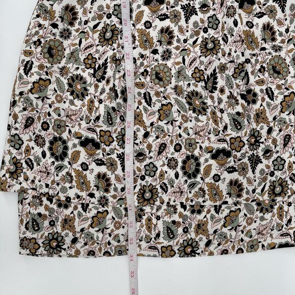 A.L.C. Womens Dress Size 4 Tordi Floral Paisley Silk 3/4 Sleeve Tiered Mini - Picture 9 of 9